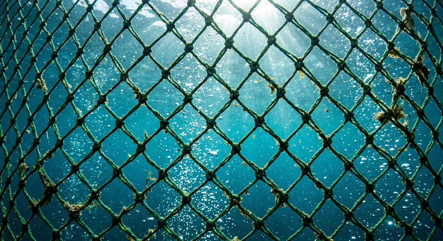 閉じた生け簀にも潮は流れる。釣り堀内の水の動きを読む方法