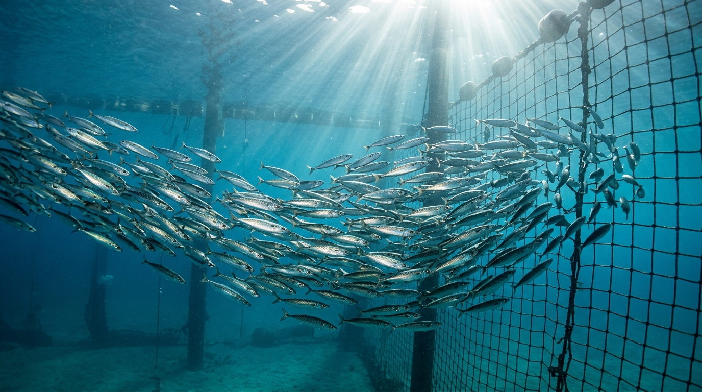 【理屈】アジ・サバ・カマスの「群れ」の心理学：イケス内の密集理論と情報伝達