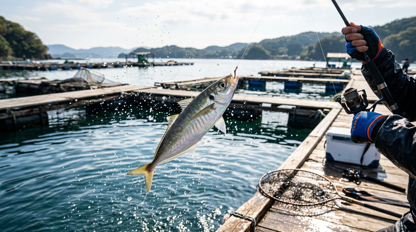 【中級】アジ・サバ・カマス攻略：棚の打ち分けと誘い！「中物」を確実に仕留める一本釣りの極意