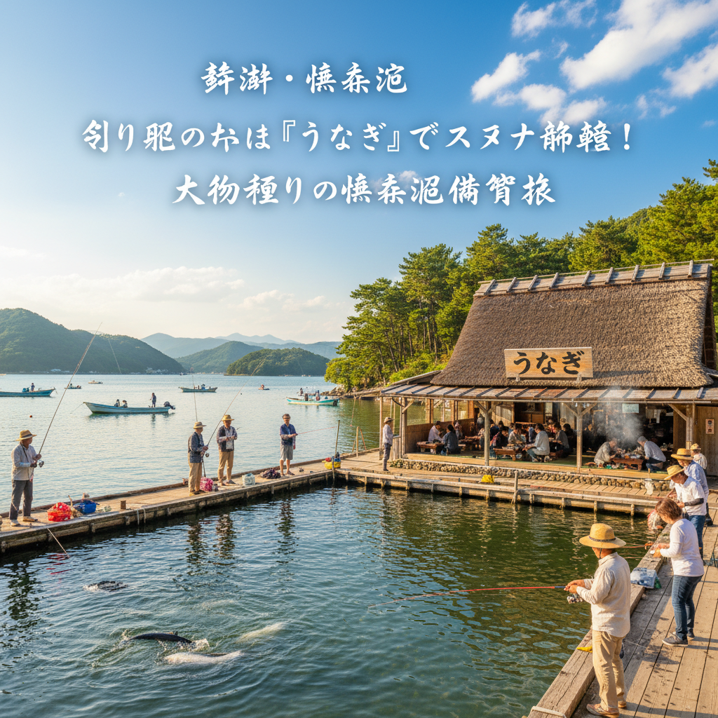 【静岡・浜名湖】釣り堀の後は『うなぎ』でスタミナ補給！ファミリーに優しい汽水域のレジャー旅