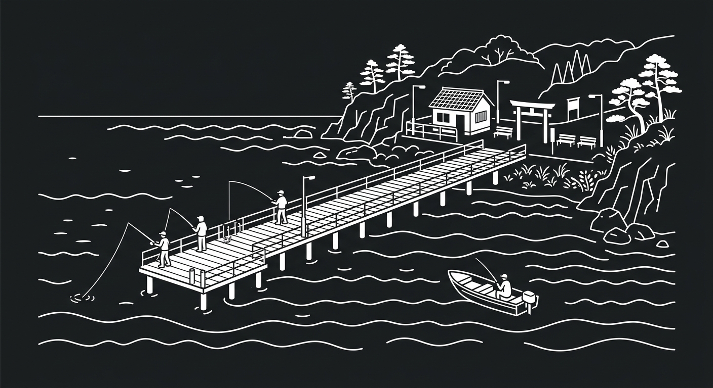 【和歌山県】雑賀崎シーパーク｜桟橋で歩いて渡れるバリアフリー海上釣り堀！チョイ釣りもOK