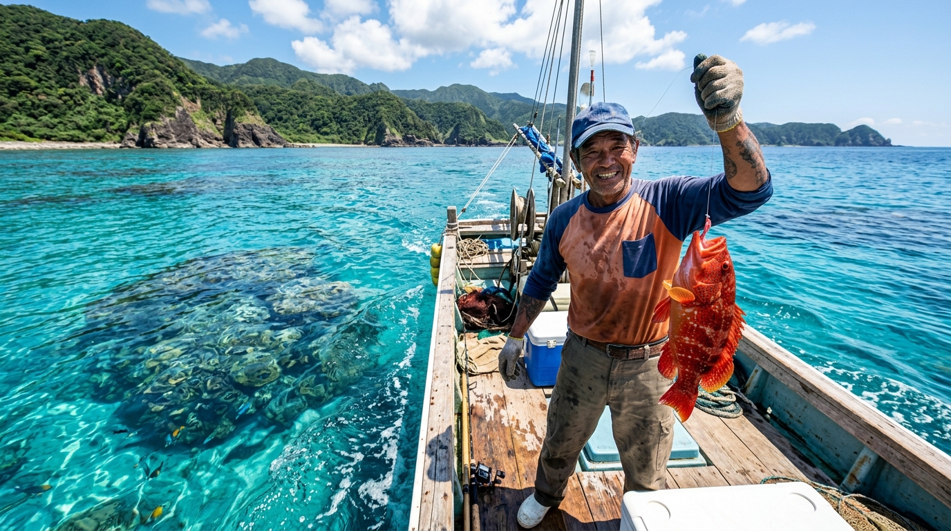 【鹿児島県】奄美シーランド｜世界自然遺産の海で手ぶら船釣り！90分からの贅沢体験