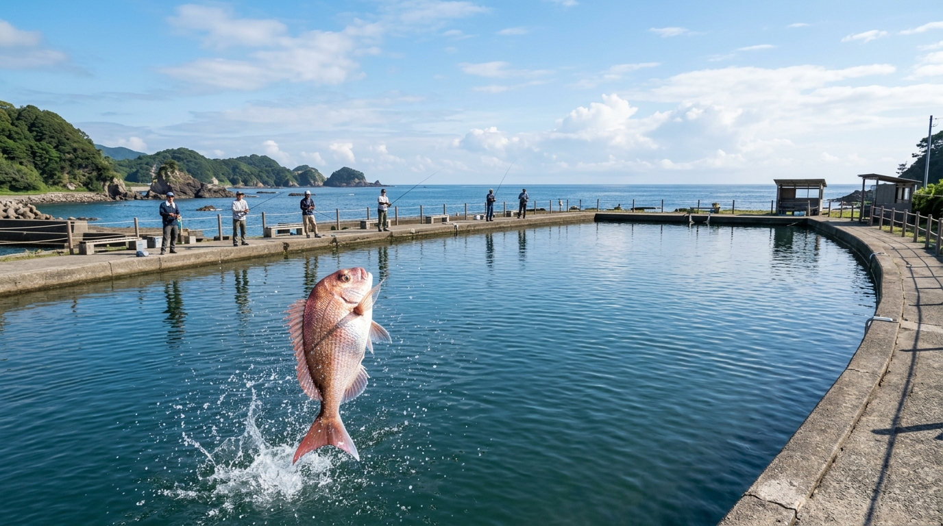 【千葉県】九十九里海釣りセンター｜関東最大級の陸上釣り堀・手ぶらOKで日帰り11,000円〜