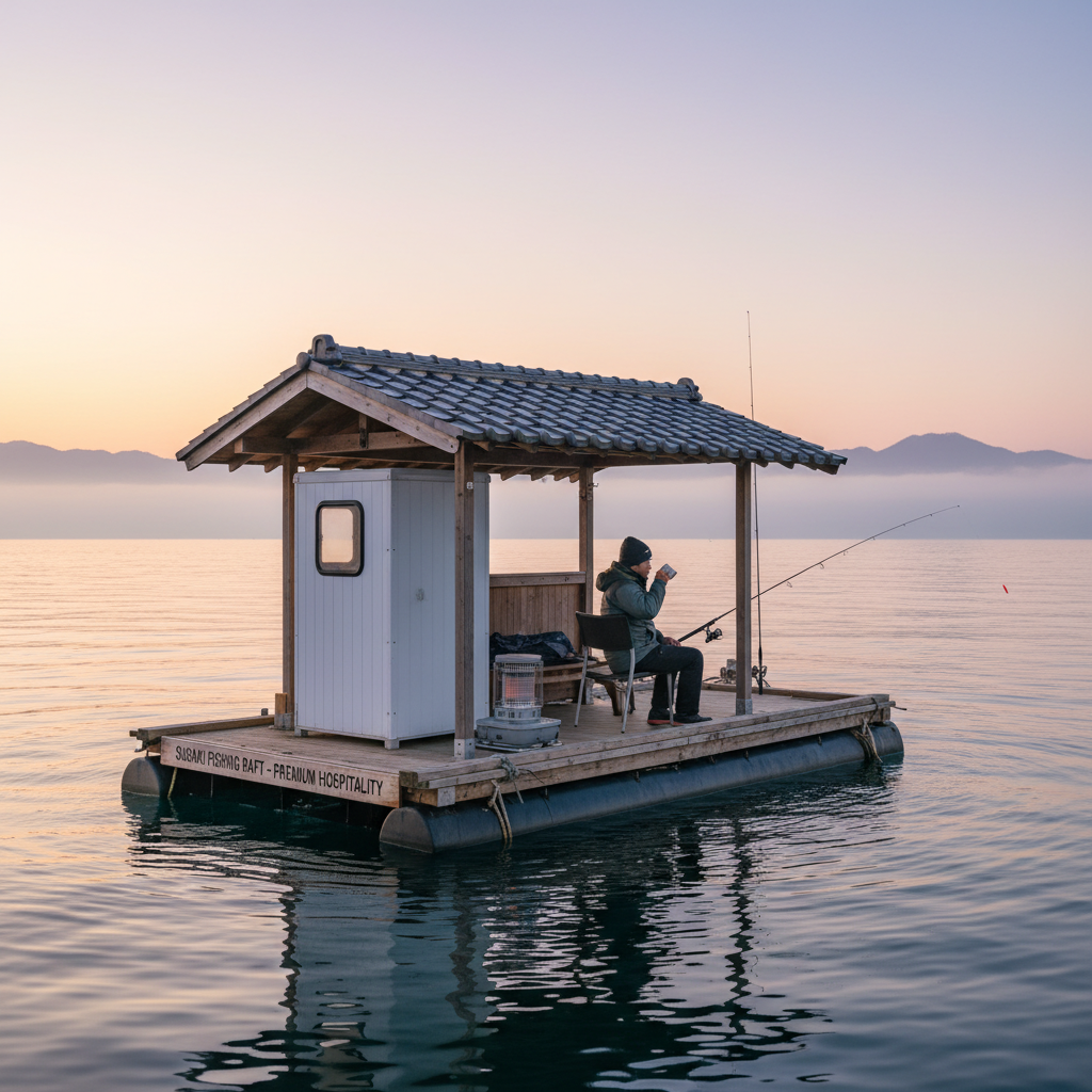 【高知県】つり筏 深浦｜3,000円でトイレ・屋根・コーヒー付き！快適すぎる筏釣りパラダイス