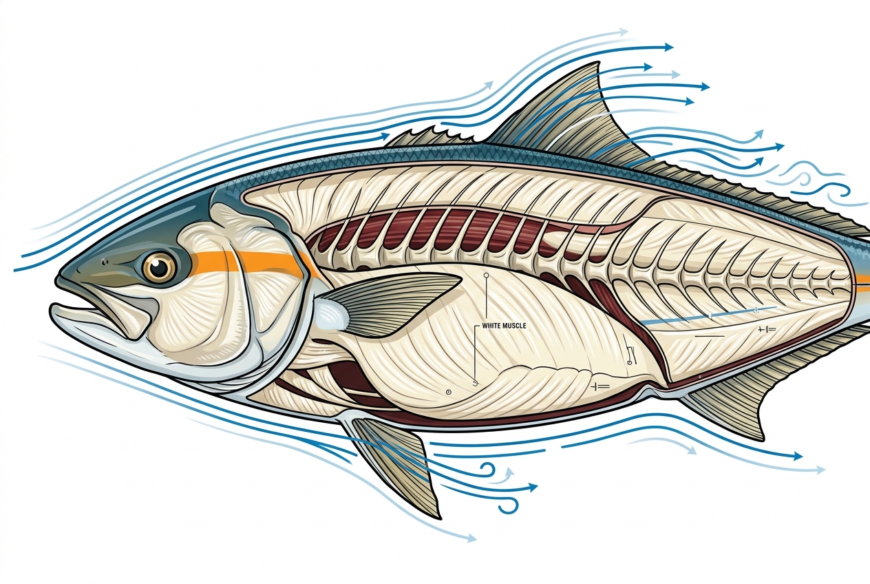 【理屈】海のスプリンター：ヒラマサの爆発的加速を支える「白筋」と流体力学の秘密