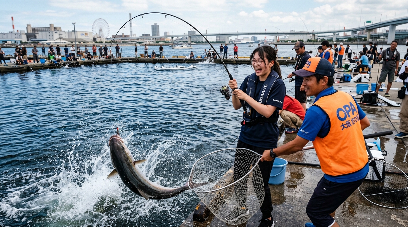【大阪府】海上釣り堀オーパ｜ボウズ保証あり！初心者も100%楽しめる「絶対釣らせる」釣り場