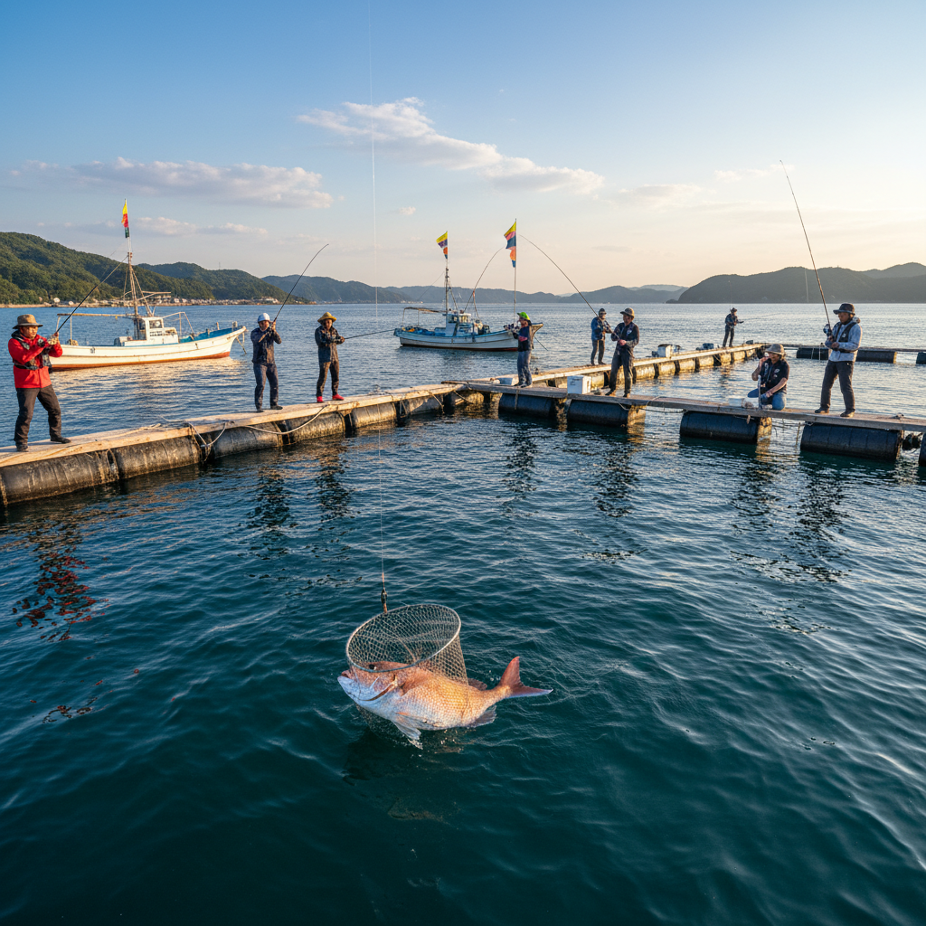 【広島県】海上釣堀 大漁丸｜名物レモンサーモンと巨大青物が狙える離島イカダ！手厚い保証も魅力