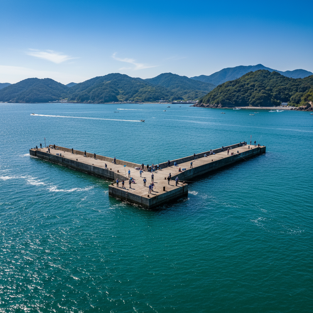【福岡県】福岡市海づり公園｜都市部から30分！手ぶらOKの巨大釣り桟橋＆真鯛釣堀