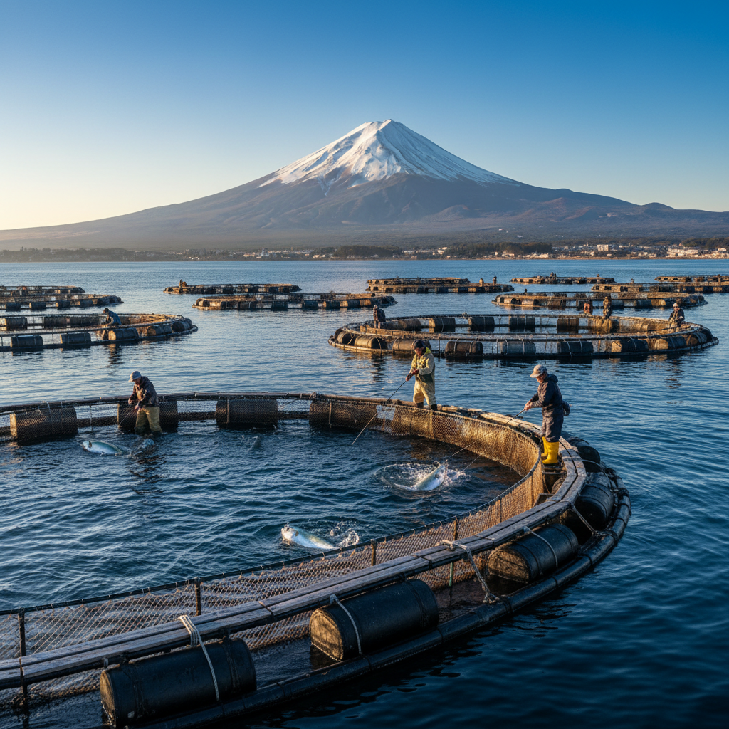【静岡県】海上釣り堀まるや｜富士山を望む絶景でブリ・マダイを釣り放題！