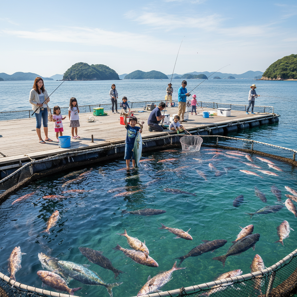 【広島県】海上釣り堀 海遊｜阿多田島の離島で高級魚14種が釣り放題！瀬戸内の爆釣パラダイス