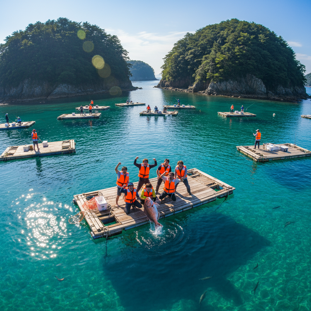 【熊本県】海上釣堀・釣りイカダ 釣り一｜3時間制・マダイ2匹保証・団体割引でお得な天草の海上釣り堀