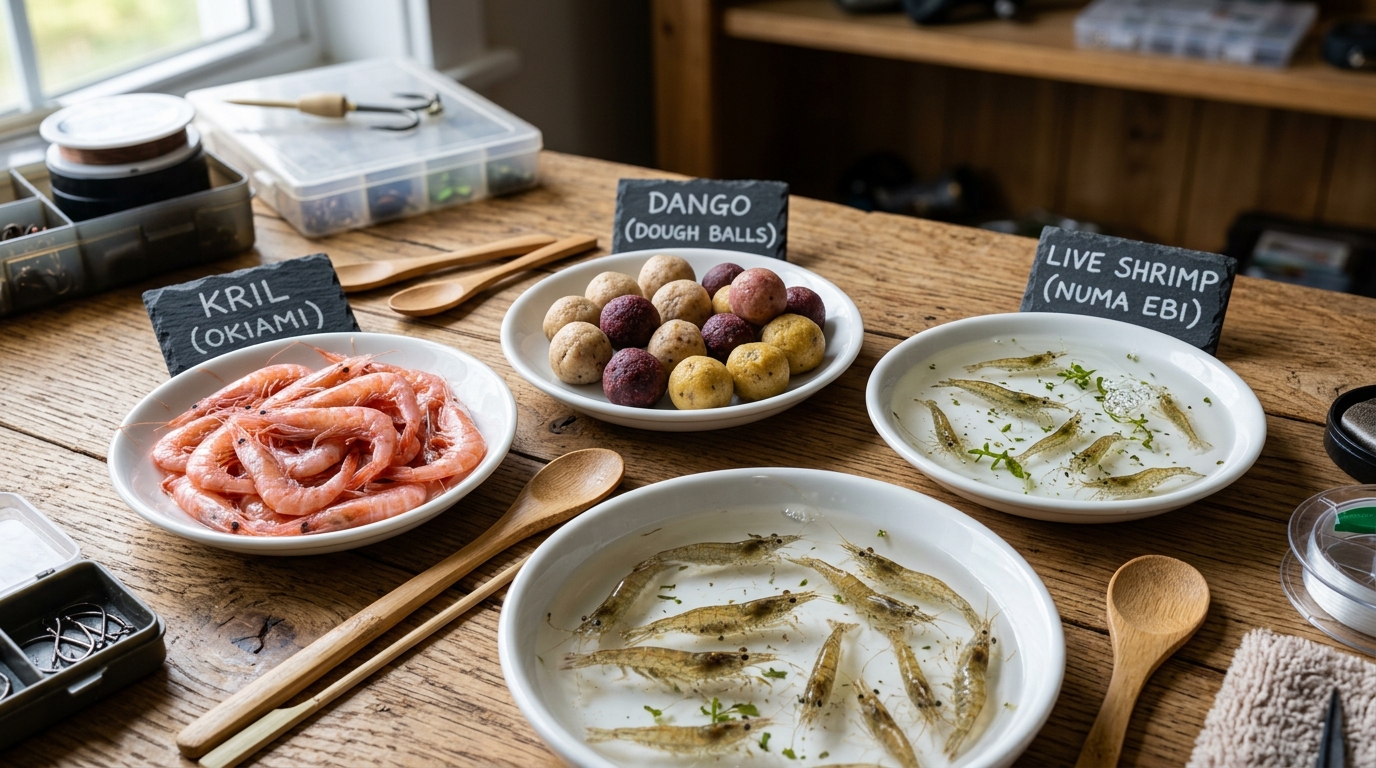 餌（エサ）の種類と付け方の基本｜海上釣り堀で役立つ代表的な餌