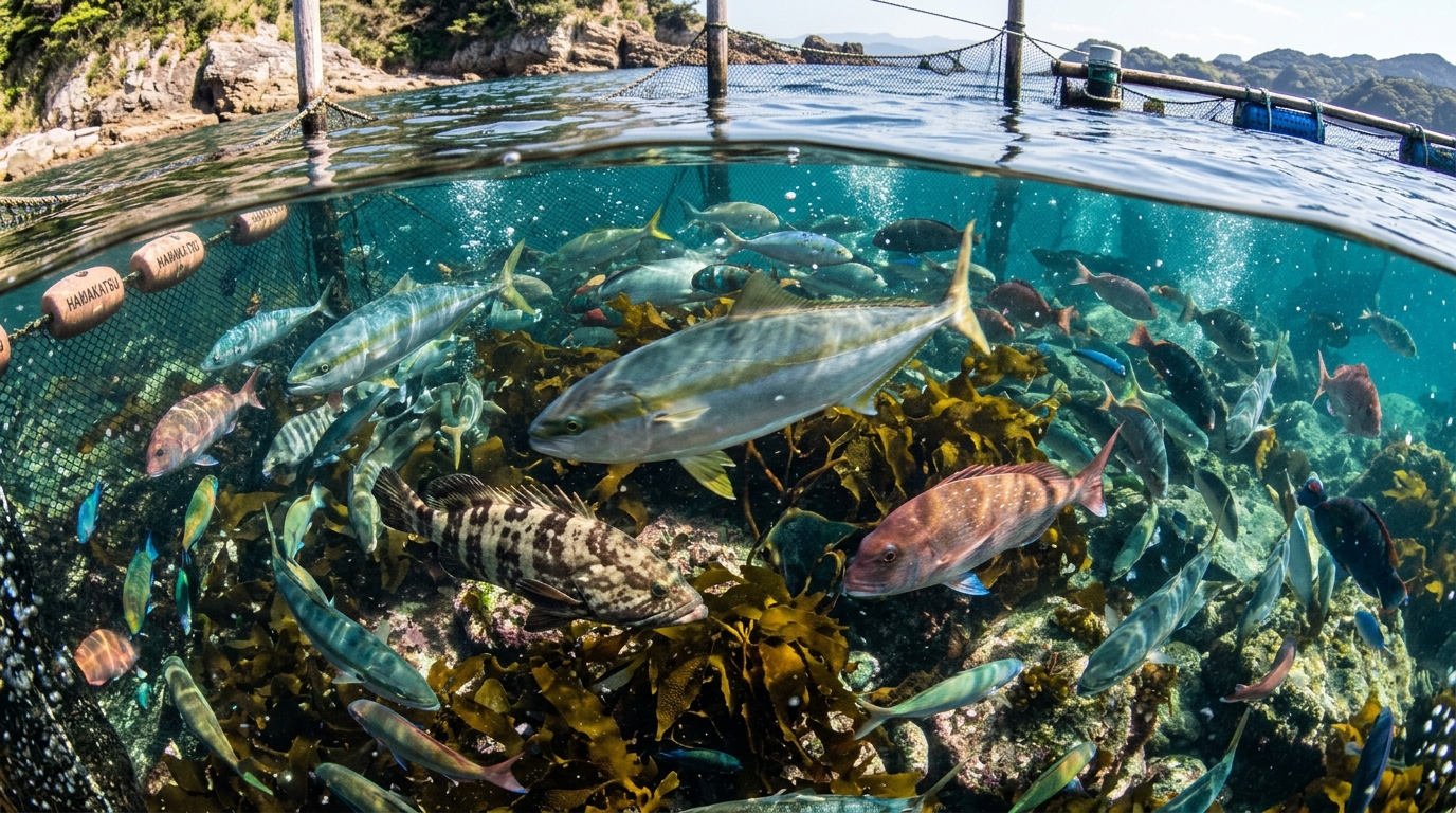 【長崎県】釣り堀はまかつ（ハマカツ）｜驚異の13魚種！ブリ・マダイが舞い踊る九州屈指の爆釣ステージ