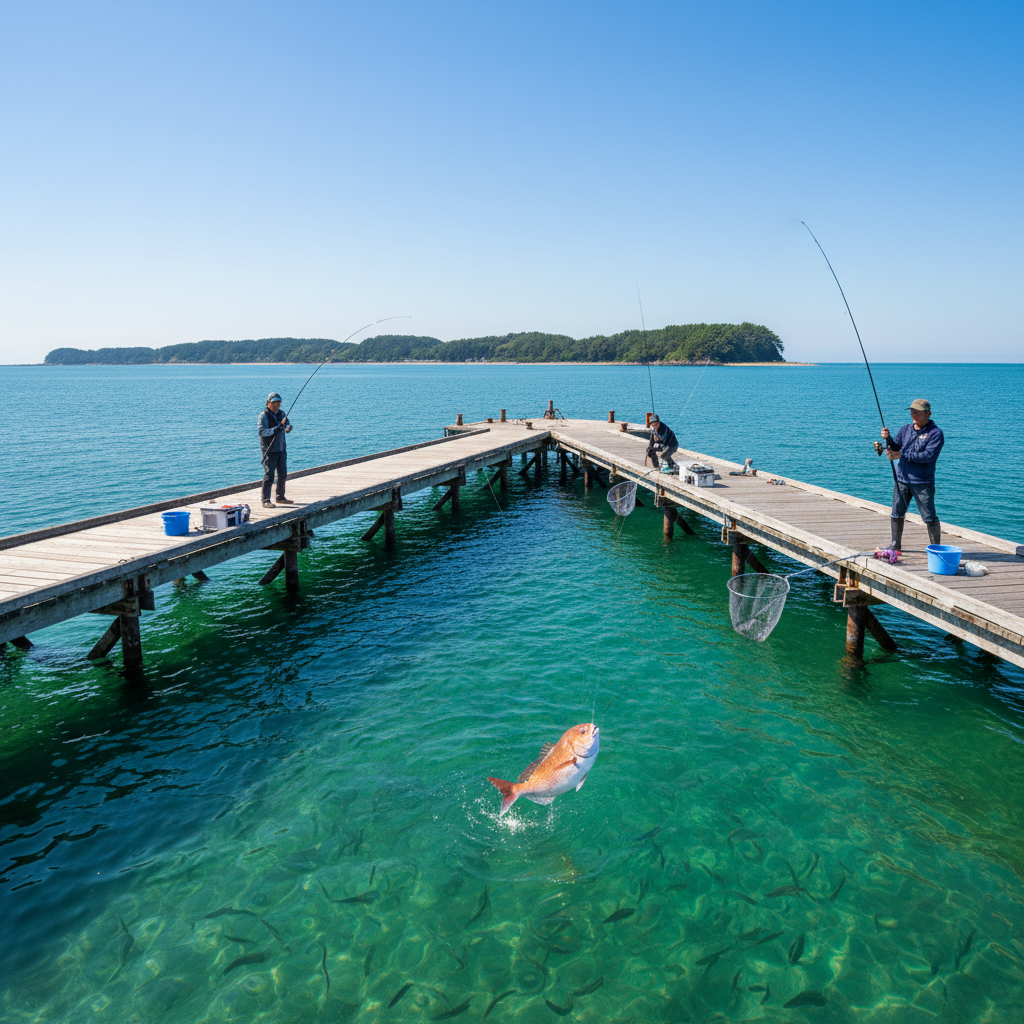 【京都府】宮津市海洋つり場｜絶景の宮津湾で楽しむ！格安1,100円の本格海釣り施設