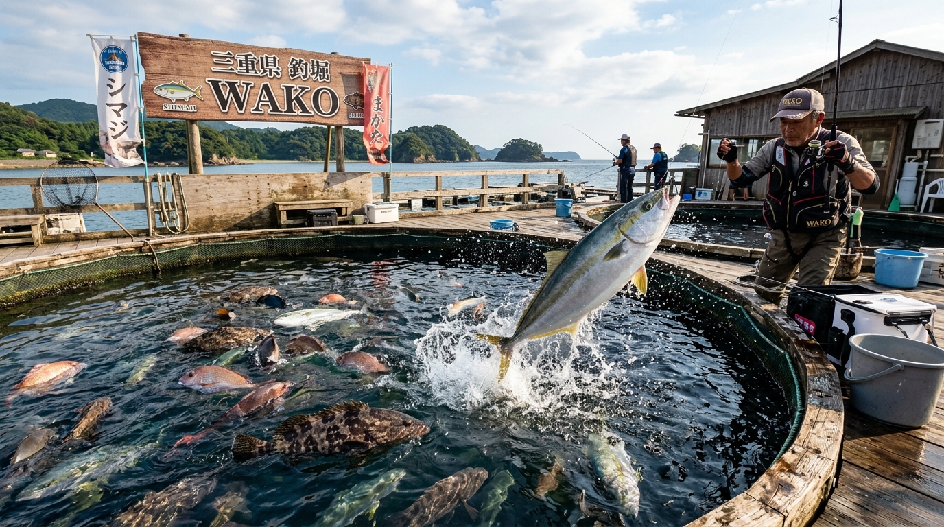 【三重県】海上釣堀和光｜ブリ・カンパチ・シマアジが舞い踊る南伊勢の高級魚パラダイス