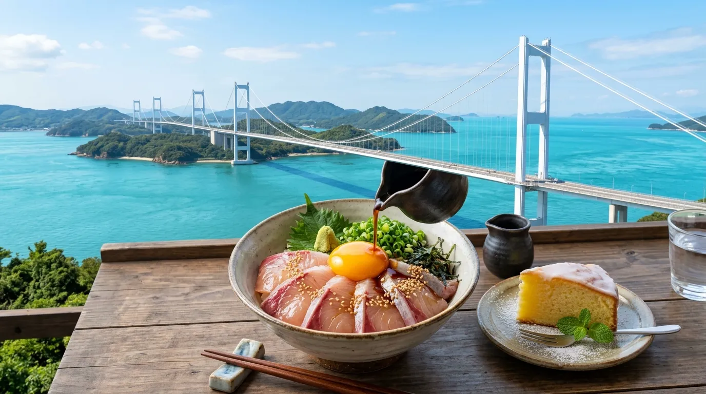 瀬戸内の鯛めしランチ