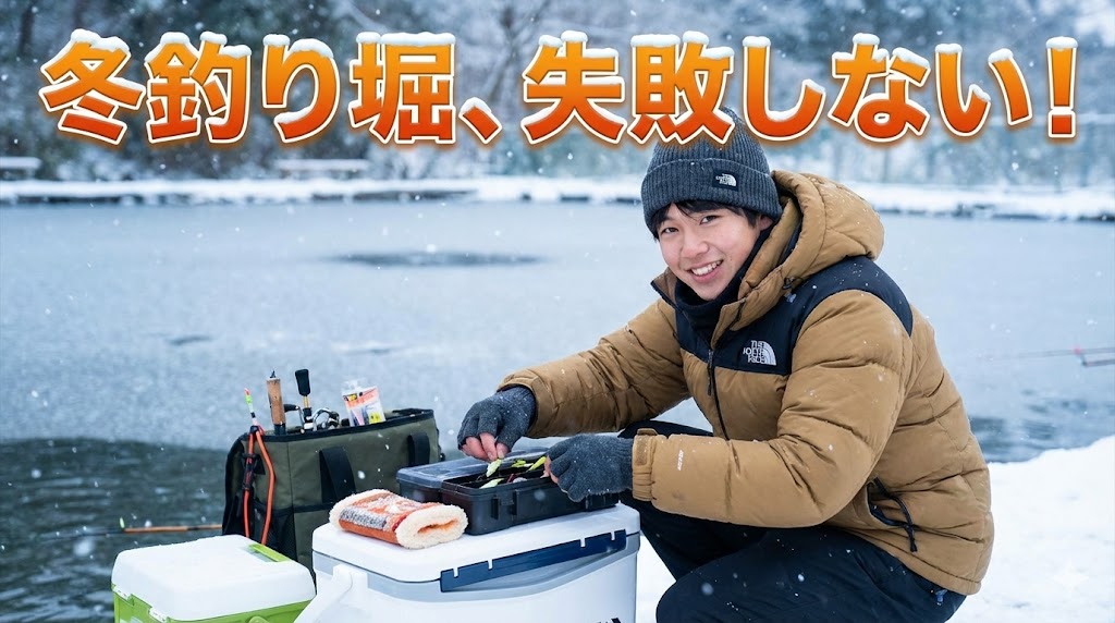 冬の釣りで失敗しない方法は、寒いとわかっていて完全に対応すること。