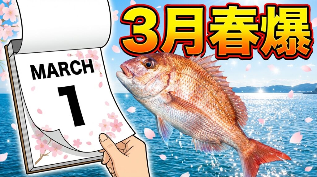 3月は釣り堀オープンも多くなり、開始直後は放流イベントも多く爆釣しやすいタイミング。